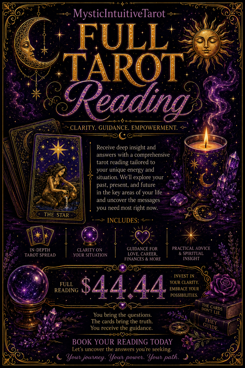 Full Tarot Reading with Mystic of MysticIntuitiveTarot