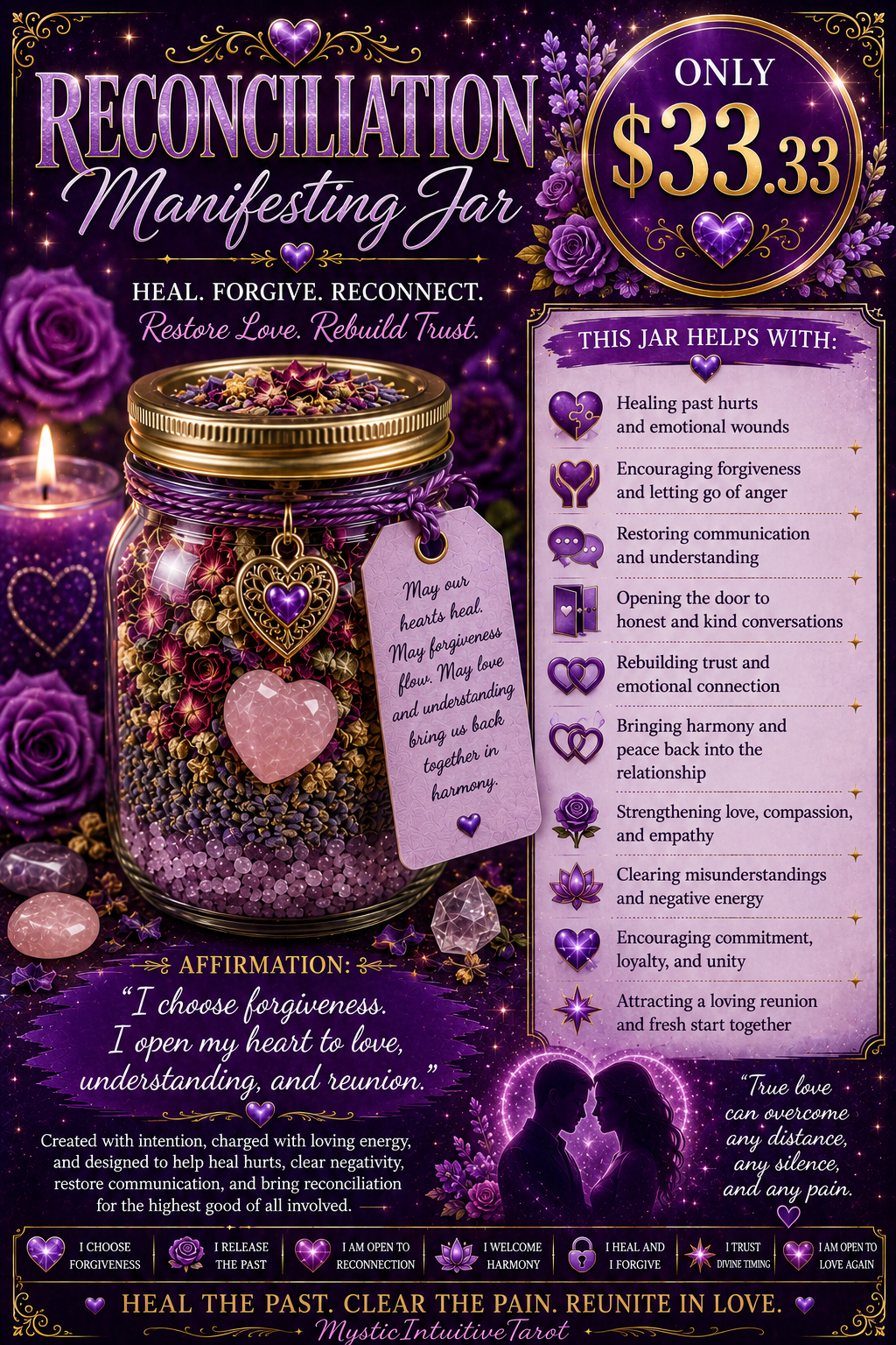 Reconciliation Manifesting Jar