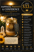 Happiness, Positivity and Confidence Manifestation Jar
