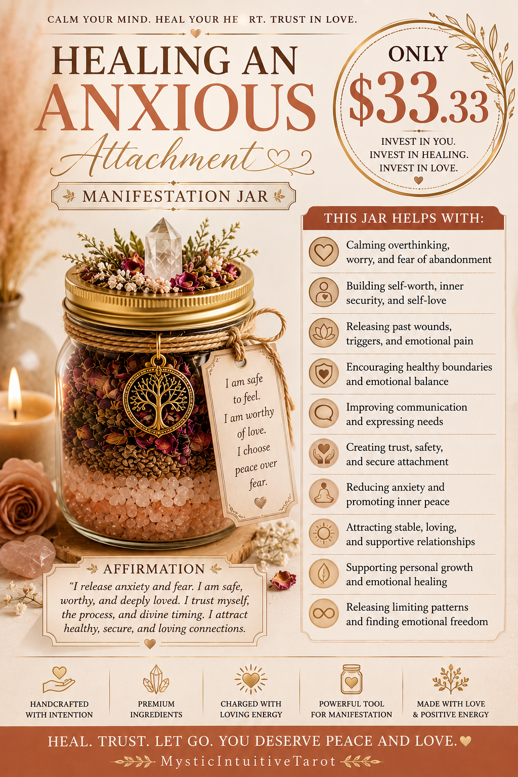 Healing an Anxious Attachment Manifestation Jar